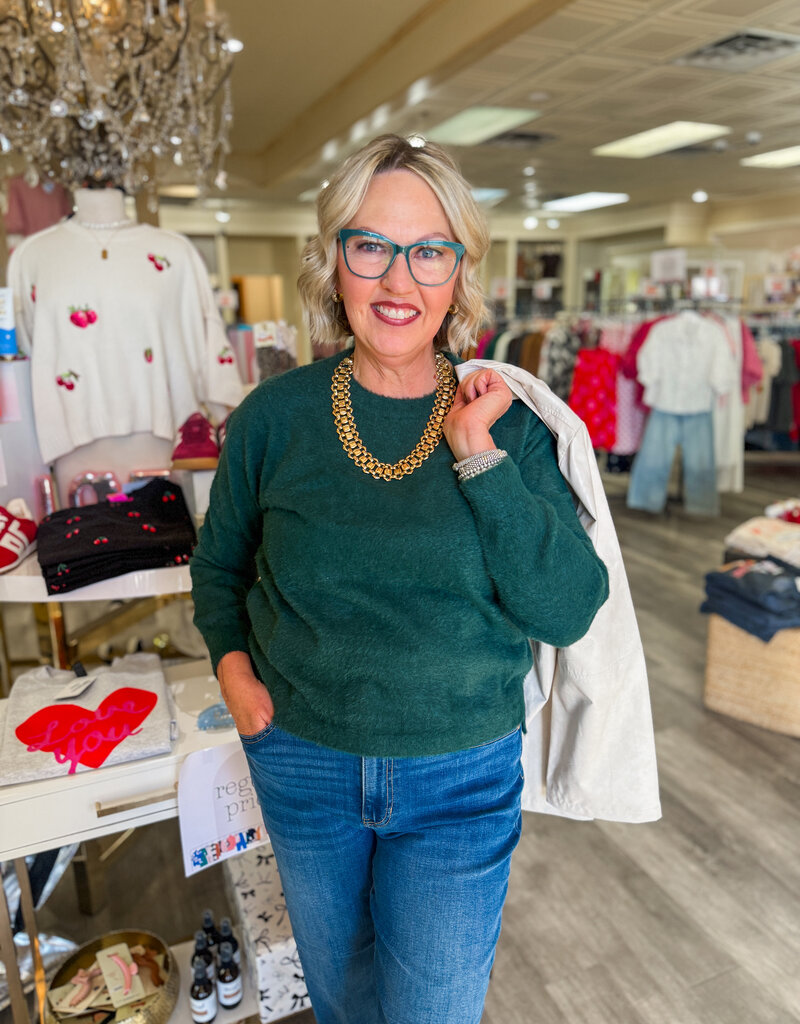 J.HOFFMAN'S Arlen Sweater- Green