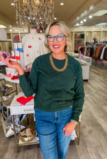 J.HOFFMAN'S Arlen Sweater- Green