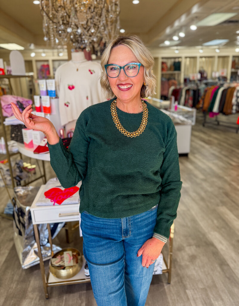 J.HOFFMAN'S Arlen Sweater- Green