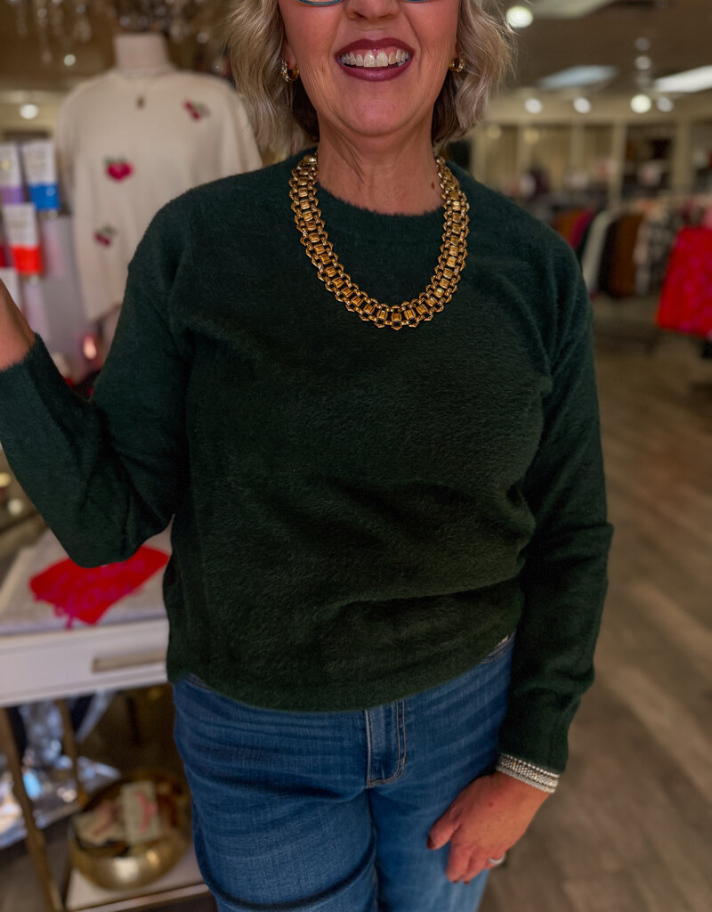 J.HOFFMAN'S Arlen Sweater- Green