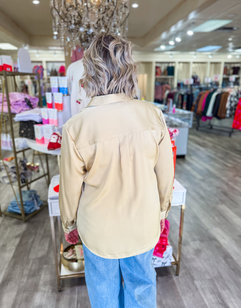 J.HOFFMAN'S Orla Top- Pale Gold