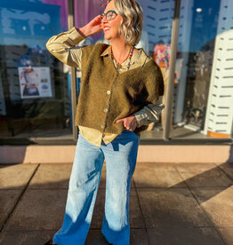 J.HOFFMAN'S Savant Cardigan- Olive