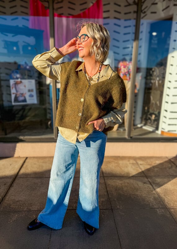 J.HOFFMAN'S Savant Cardigan- Olive