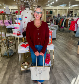 J.HOFFMAN'S Wagner Cardigan- Bordeaux