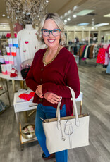 J.HOFFMAN'S Wagner Cardigan- Bordeaux