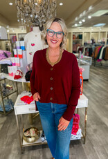 J.HOFFMAN'S Wagner Cardigan- Bordeaux