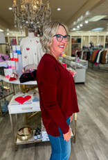 J.HOFFMAN'S Wagner Cardigan- Bordeaux