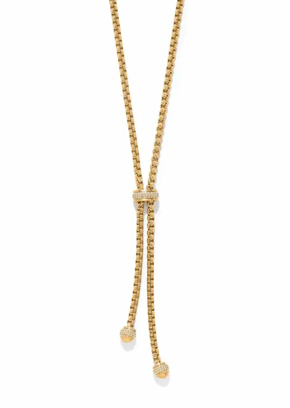 Meridian Solis Y Necklace in Gold