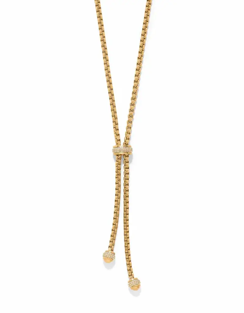 Meridian Solis Y Necklace in Gold
