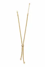 Meridian Solis Y Necklace in Gold
