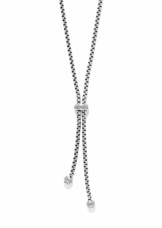 Meridian Solis Y Necklace in Silver