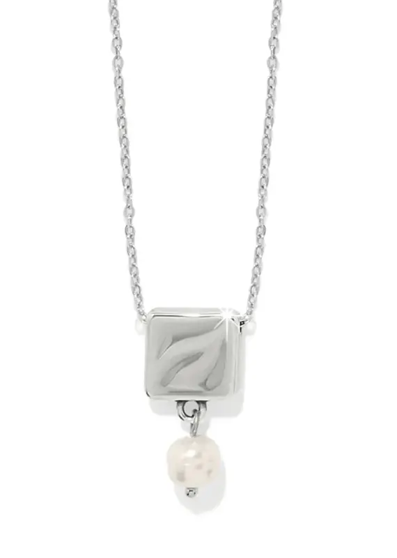 Cascade Quadra Pearl Drop Necklace