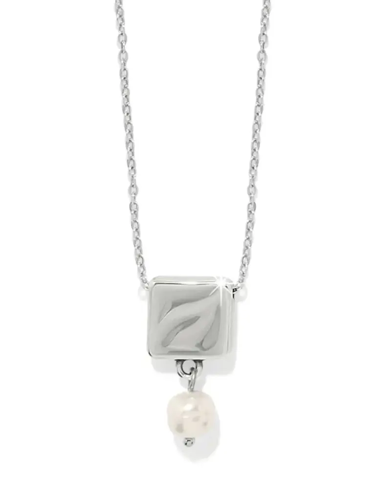 Cascade Quadra Pearl Drop Necklace