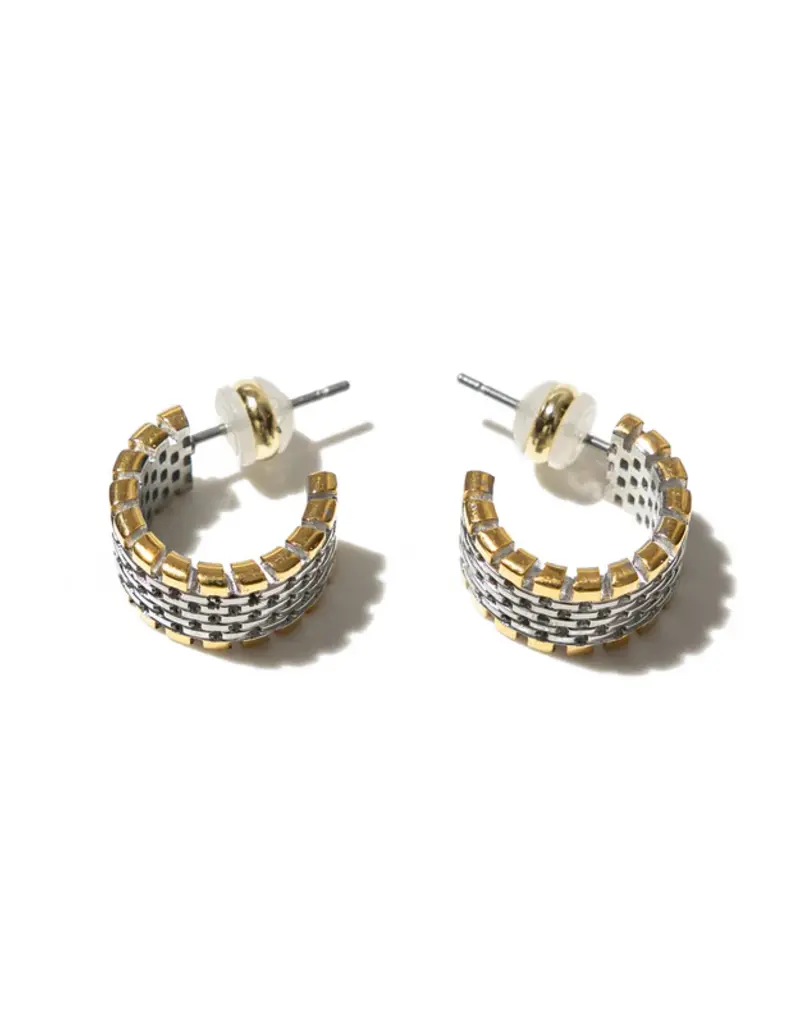J.HOFFMAN'S Watch Hoops in Two Tone