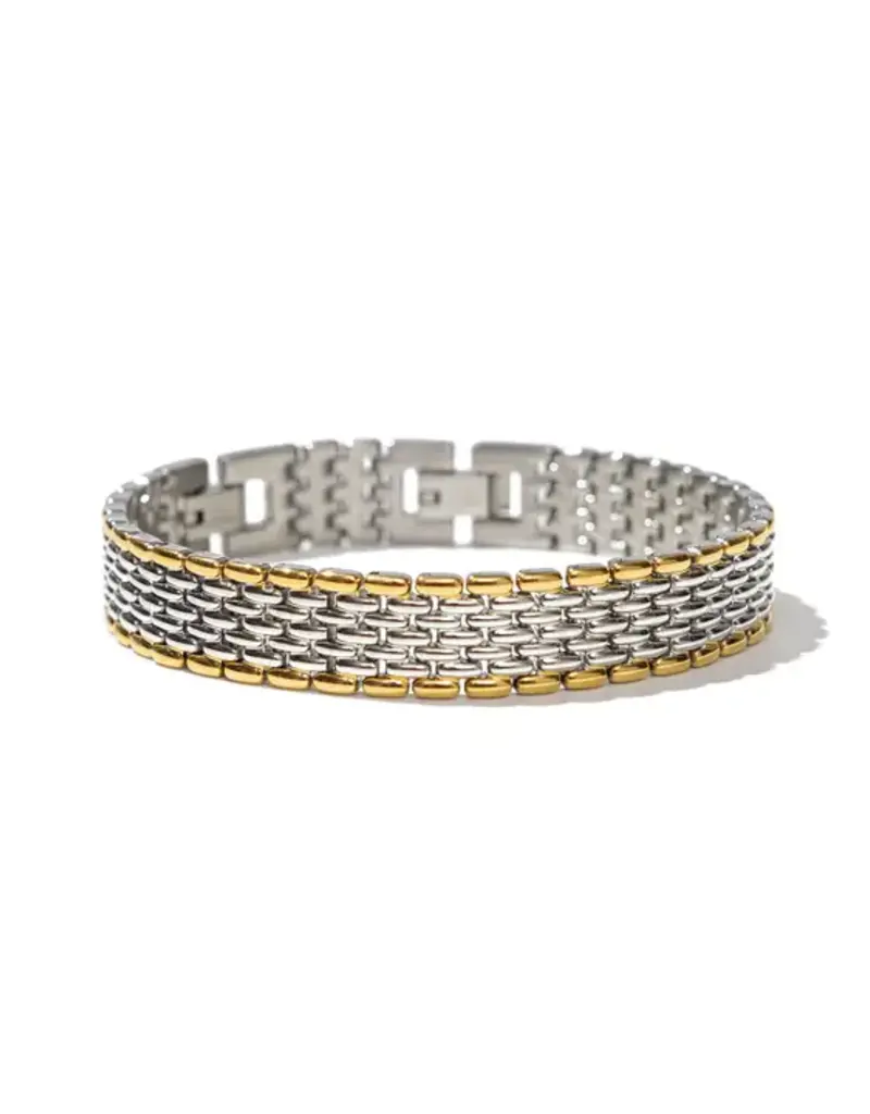 J.HOFFMAN'S Chunky Bracelet in Two Tone