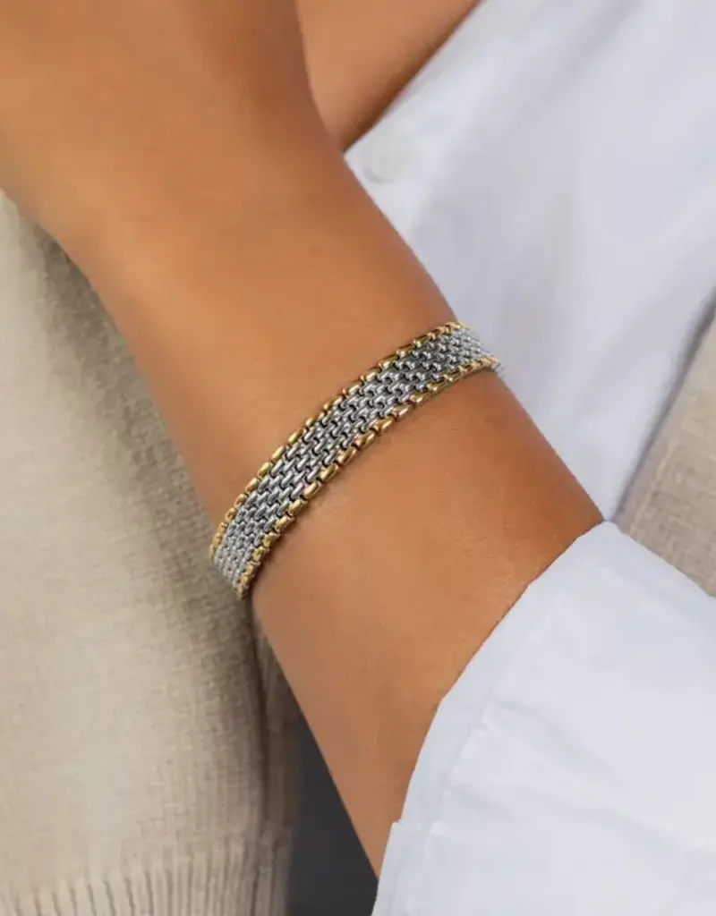 J.HOFFMAN'S Chunky Bracelet in Two Tone