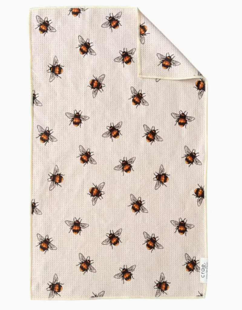 J.HOFFMAN'S Double Sided Hand Towel- Busy Bee