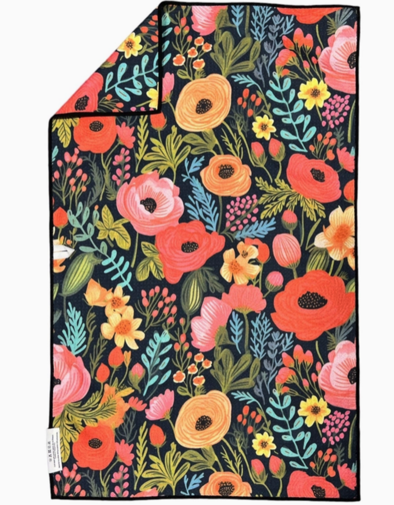 J.HOFFMAN'S Double Sided Hand Towel- Colleen Black