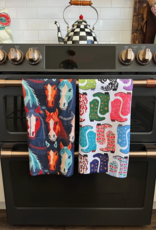 J.HOFFMAN'S Double Sided Hand Towel- HoeDown