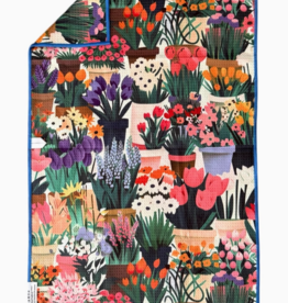 J.HOFFMAN'S Double Sided Hand Towel- Pots Of Love