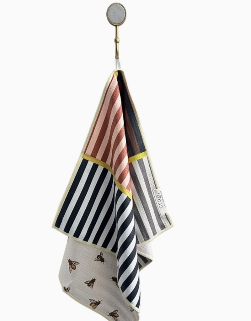 J.HOFFMAN'S Reversible Hand Towel- Milk & Honey