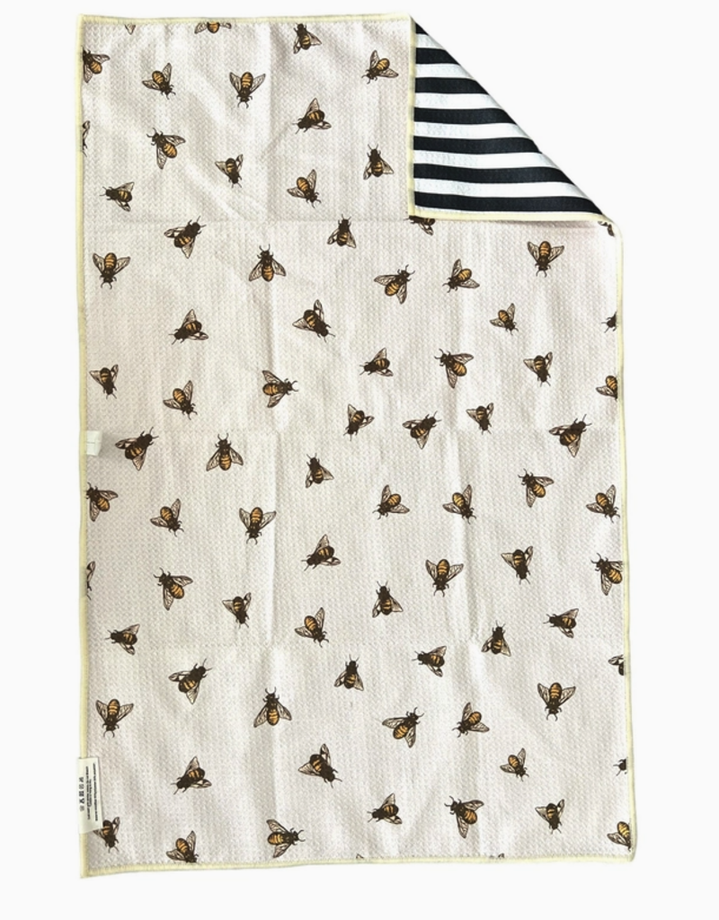 J.HOFFMAN'S Reversible Hand Towel- Milk & Honey