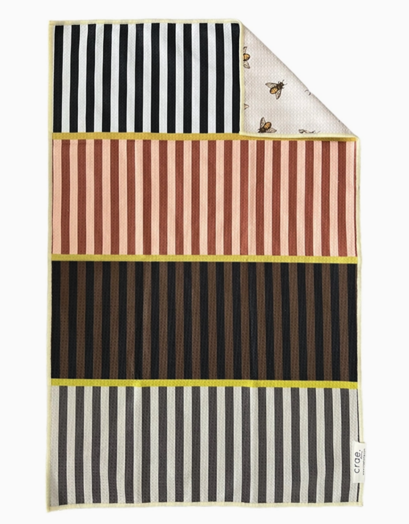 J.HOFFMAN'S Reversible Hand Towel- Milk & Honey