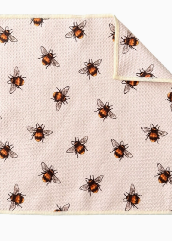 J.HOFFMAN'S Double Sided Washcloth- Busy Bee