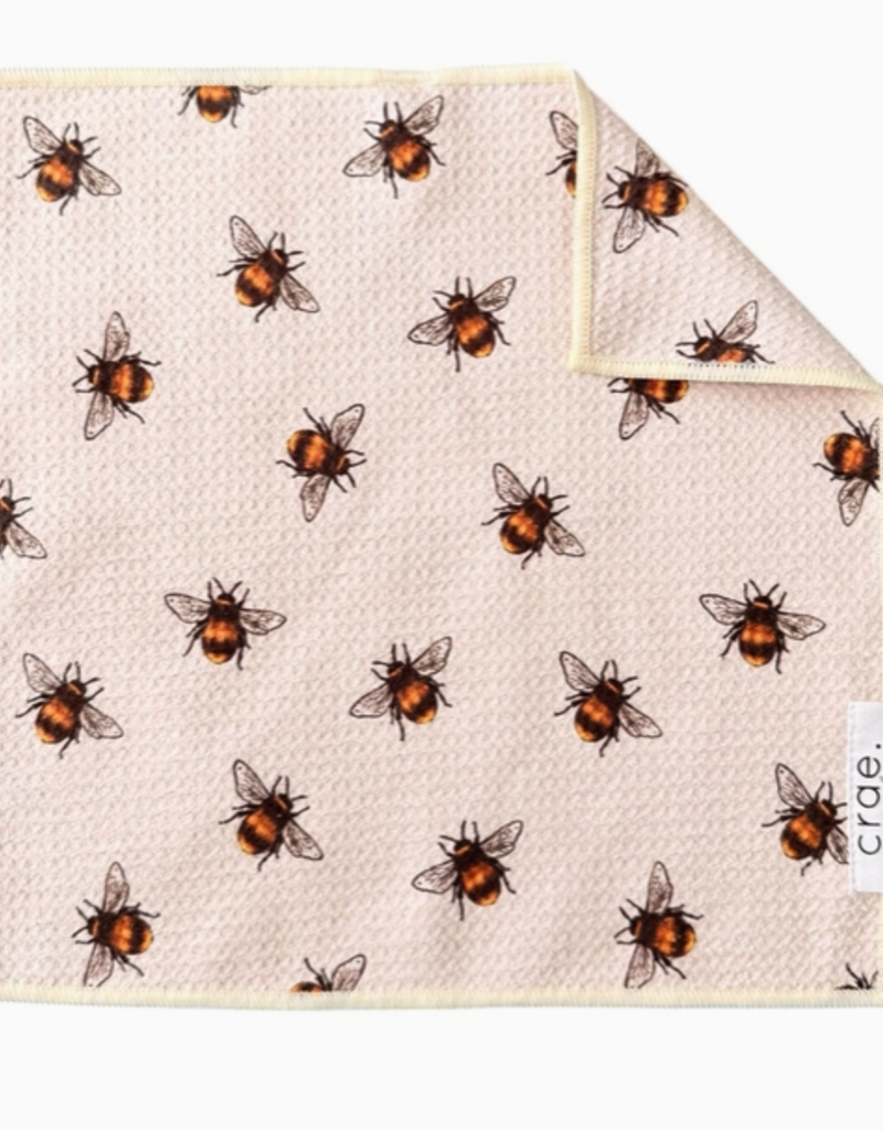 J.HOFFMAN'S Double Sided Washcloth- Busy Bee