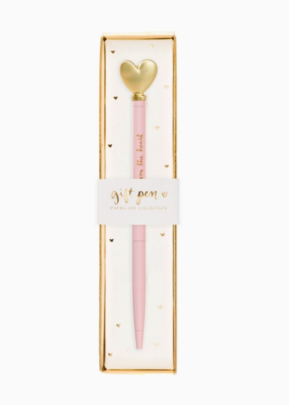 J.HOFFMAN'S Heart Pen- Pink