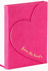 J.HOFFMAN'S Heart Flap Journal- Hot Pink