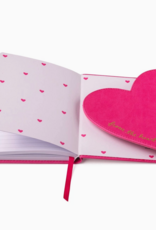 J.HOFFMAN'S Heart Flap Journal- Hot Pink