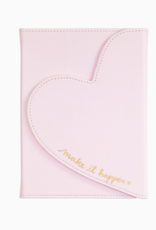J.HOFFMAN'S Heart Flap Journal- Light Pink