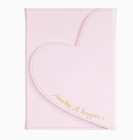 J.HOFFMAN'S Heart Flap Journal- Light Pink