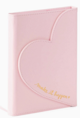 J.HOFFMAN'S Heart Flap Journal- Light Pink