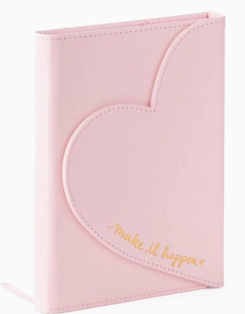 J.HOFFMAN'S Heart Flap Journal- Light Pink