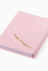 J.HOFFMAN'S Heart Flap Journal- Light Pink