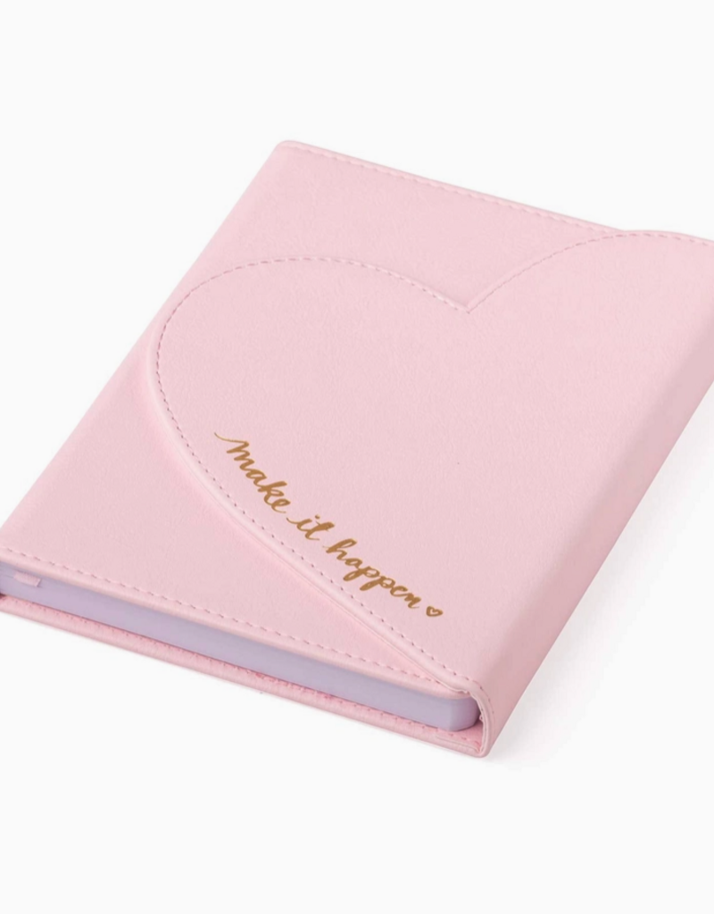 J.HOFFMAN'S Heart Flap Journal- Light Pink