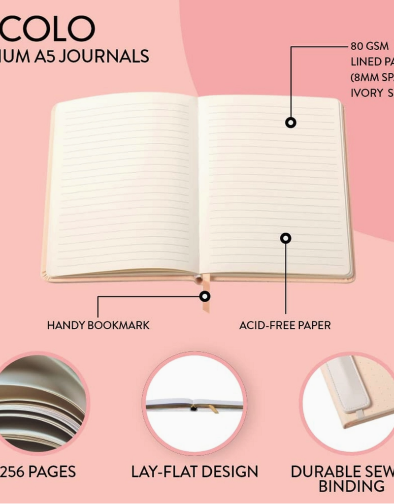 J.HOFFMAN'S Pink Journal With Pen
