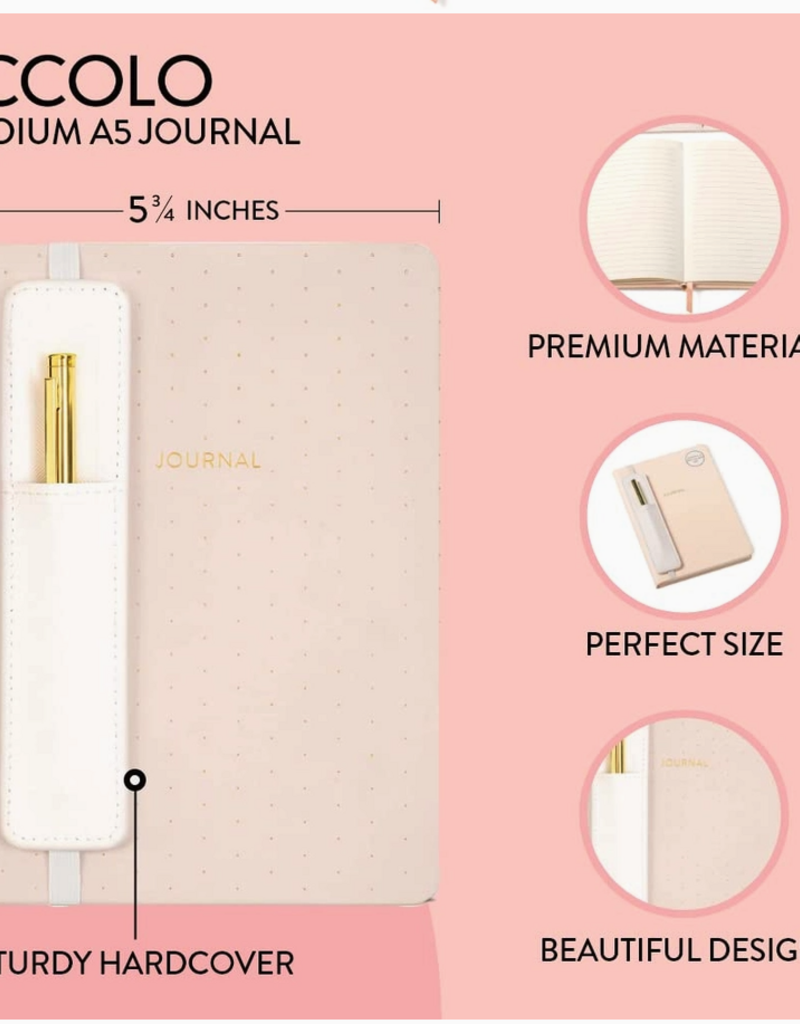 J.HOFFMAN'S Pink Journal With Pen
