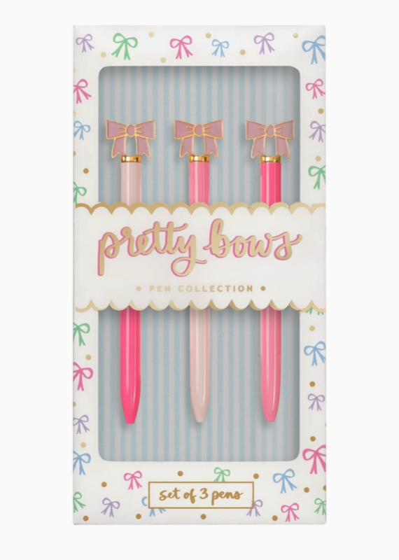 J.HOFFMAN'S Pen Set of 3- Pretty Bows
