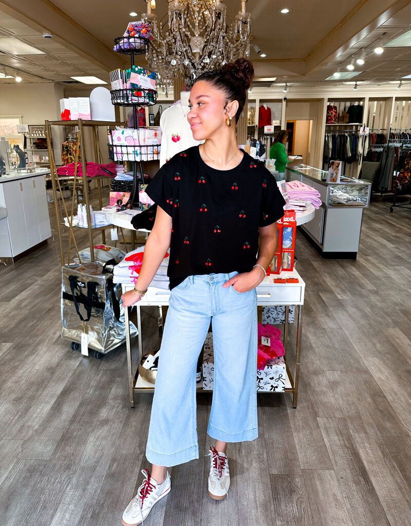 J.HOFFMAN'S Jeweled Cherry Tee