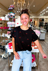 J.HOFFMAN'S Jeweled Cherry Tee