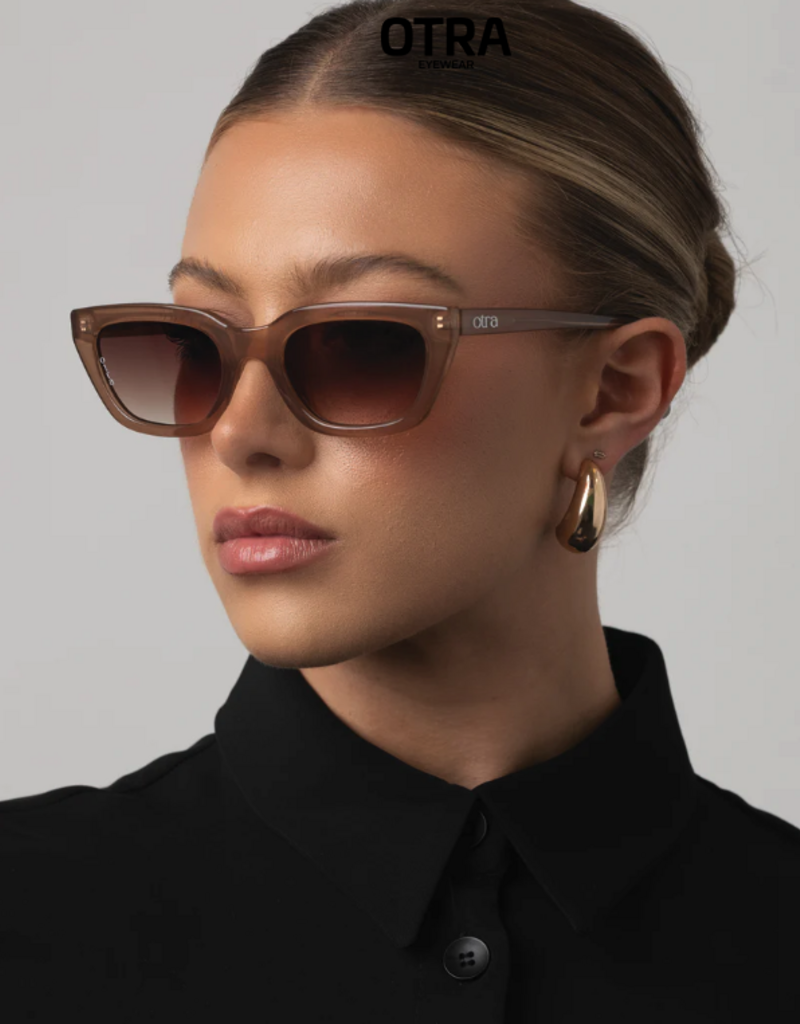 J.HOFFMAN'S Nove Sunglasses- Transparent Coffee
