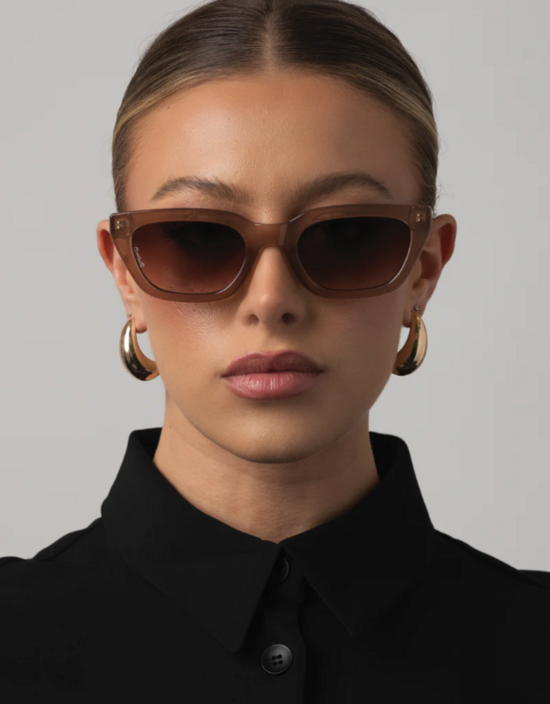 J.HOFFMAN'S Nove Sunglasses- Transparent Coffee