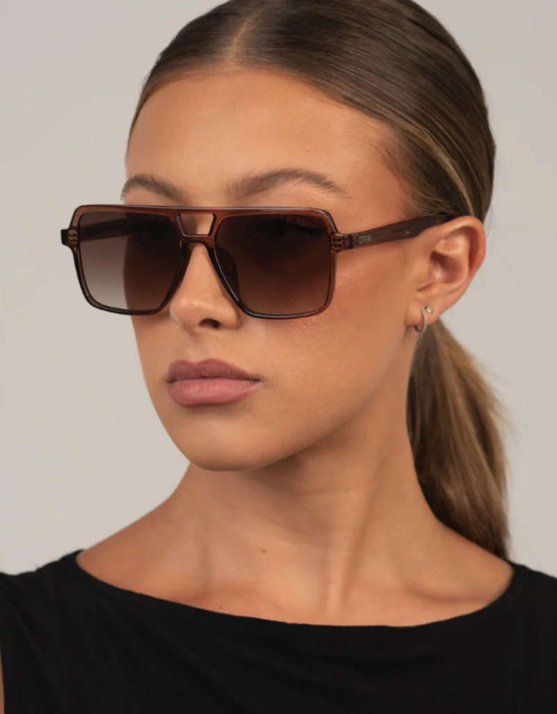 J.HOFFMAN'S Zoya Sunglasses - Transparent Maple