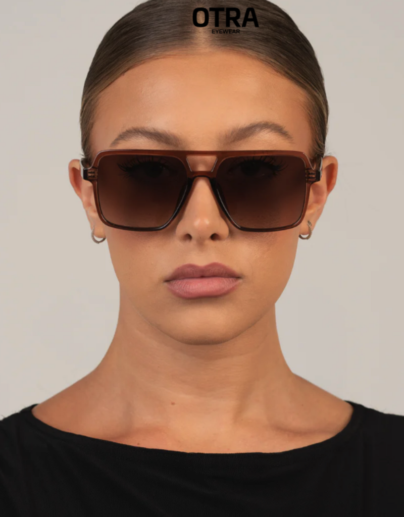 J.HOFFMAN'S Zoya Sunglasses - Transparent Maple