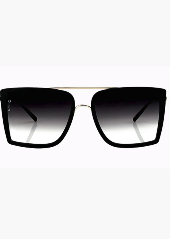 J.HOFFMAN'S Velda Sunglasses- Transparent Gold