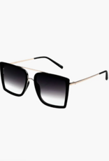 J.HOFFMAN'S Velda Sunglasses- Transparent Gold