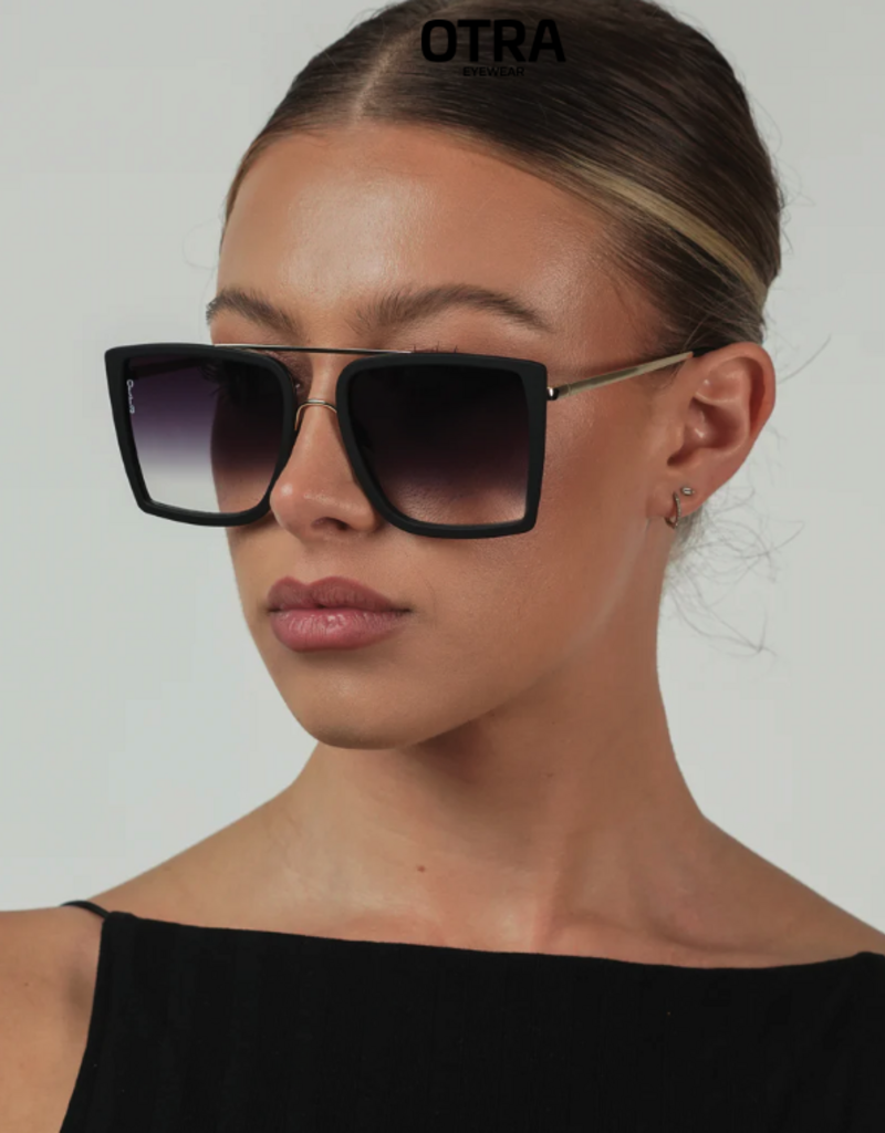 J.HOFFMAN'S Velda Sunglasses- Transparent Gold